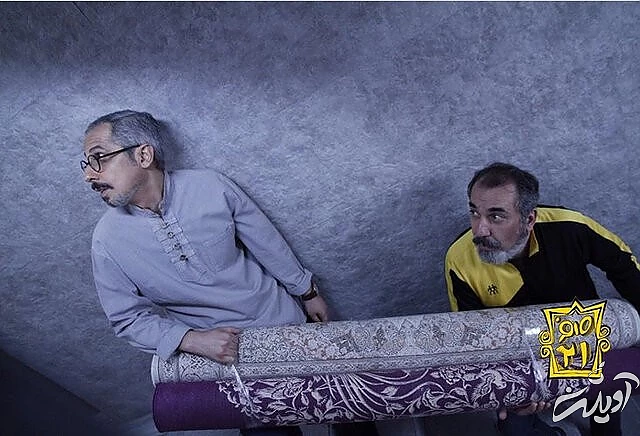 عکس مشترکی از جواد رضویان و سیامک انصاری در یک سریال طنز